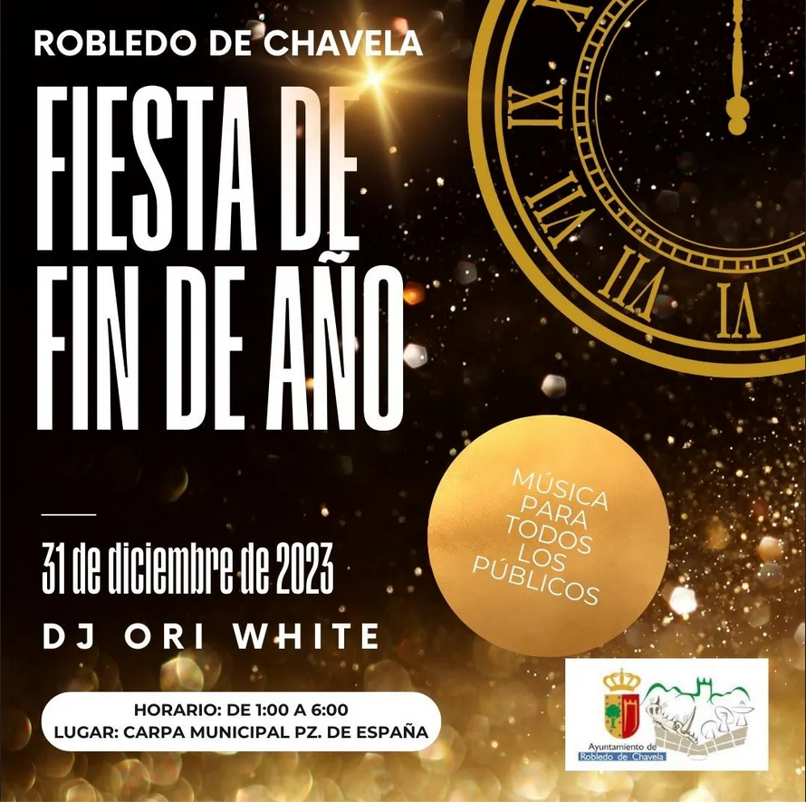 Fiesta de Fin de Año en Robledo de Chavela - 2023